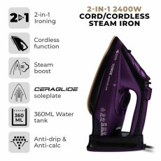 Tower Cordless 2400W Steam Iron Tower Cordless 2400W Steam Iron