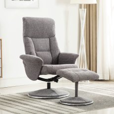 Napoli Chair and Stool Set in Lisbon Grey Napoli Chair and Stool Set in Lisbon Grey