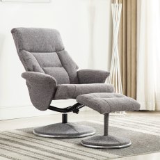 Napoli Chair and Stool Set in Lisbon Grey Napoli Chair and Stool Set in Lisbon Grey