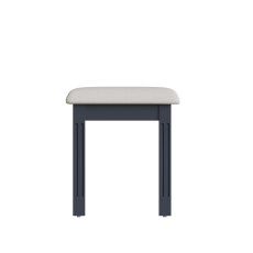 Turin Dressing Stool in Midnight Grey