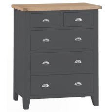 Tenby Charcoal Jumbo 2 over 3 Chest Tenby Charcoal Jumbo 2 over 3 Chest