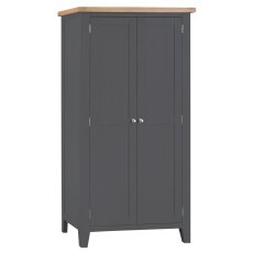 Tenby Charcoal Full Hanging Wardrobe