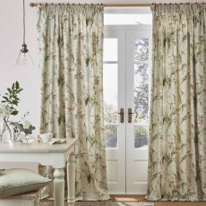 Laura Ashley Gosford Sage Pencil Pleat Ready Made Curtains W112cm x D137cm Laura Ashley Gosford Sage Pencil Pleat Ready Made Curtains W112cm x D137cm