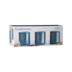 Price and Kensington Teal Tea Coffee Sugar Canisters