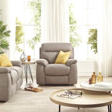 Harrison Power Recliner Chair - Elephant Grey