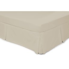 Belledorm Mushroom 200 Thread Count Plain Dyed Valance Belledorm Mushroom 200 Thread Count Plain Dyed Valance