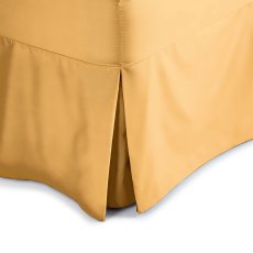 Norfolk & Co Saffron 200 Thread Count Plain Dyed Valance Norfolk & Co Saffron 200 Thread Count Plain Dyed Valance