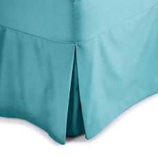 Belledorm Teal 200 Thread Count Plain Dyed Valance Belledorm Teal 200 Thread Count Plain Dyed Valance