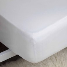 Belledorm White 300 Thread Count Bamboo Plain Dyed Sheet Belledorm White 300 Thread Count Bamboo Plain Dyed Sheet