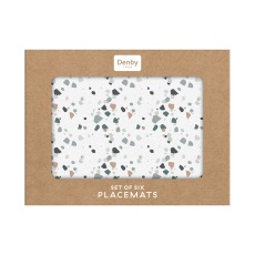 Denby Elements Terrazzo Neutrals Set of 6 Placemats