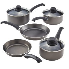 Judge Everyday 5 piece Non Stick Pewter Pan Set