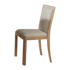 Sevenoaks Low Back Dining Chair in Natural Fabric