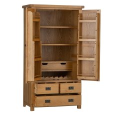 Norfolk Oak Double Larder Unit