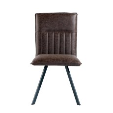 Hancock Dining Chair in Brown PU Hancock Dining Chair in Brown PU