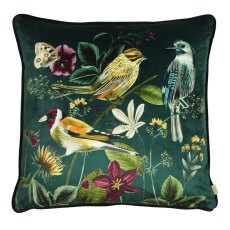 Midnight Garden Bird Cushion Green Midnight Garden Bird Cushion Green