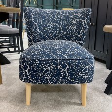 Wilby Accent Chair in Appledore Navy Wilby Accent Chair in Appledore Navy