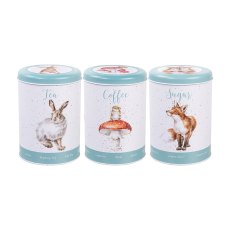 Wrendale The Country Set Tea Coffee Sugar Canisters