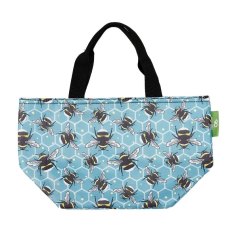 Eco Chic Blue Bee Lunch Bag