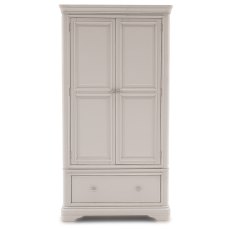Mabel 2 Door 1 Drawer wardrobe in Bone Mabel 2 Door 1 Drawer wardrobe in Bone