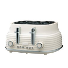 Daewoo Sienna 4 Slice Toaster Cream Daewoo Sienna 4 Slice Toaster Cream