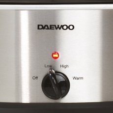 Daewoo 6.5L Stainless Steel Slow Cooker