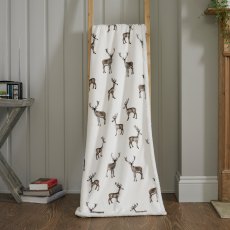 Deyongs Sterling Stag Printed Fleece Deyongs Sterling Stag Printed Fleece