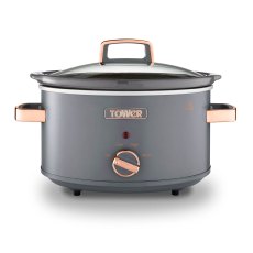 Tower Cavaletto Grey 3.5L Slow Cooker Tower Cavaletto Grey 3.5L Slow Cooker