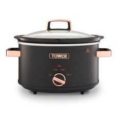 Caveletto Black 3.5L Slow Cooker