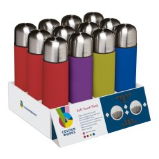 Colourworks Stainless Steel Vacuum Flask Assorted Colourworks Stainless Steel Vacuum Flask Assorted