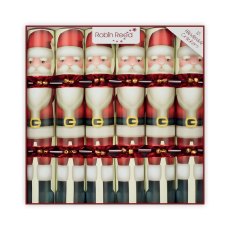 Robin Reed Father Christmas Box of 12 Crackers Robin Reed Father Christmas Box of 12 Crackers