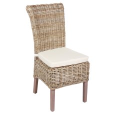 Padstow Wicker Chair Including Cushion Padstow Wicker Chair Including Cushion