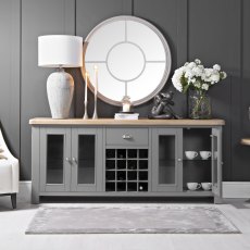 Chatsworth Oak 4 Door Sideboard