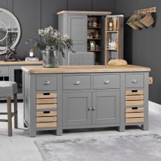 Chatsworth Oak Large Kitchen Island Chatsworth Oak Large Kitchen Island
