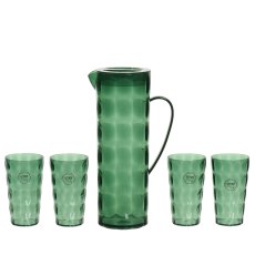 Kaemingk Jug and Tumbler Set Green Kaemingk Jug and Tumbler Set Green