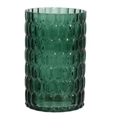 Kaemingk Green Medium Glass Vase Kaemingk Green Medium Glass Vase