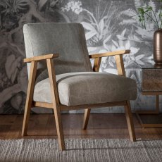 Quebec Accent Chair in Pebble linen Quebec Accent Chair in Pebble linen