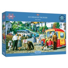 Gibsons Ice Cream By The River 636Pc Puzzle Gibsons Ice Cream By The River 636Pc Puzzle