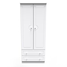 Krystal 2ft6in 2 Drawer Wardrobe