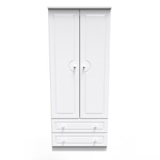 Krystal 2ft6in 2 Drawer Wardrobe