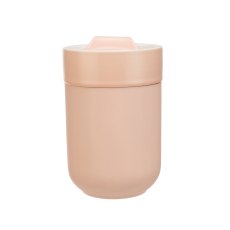Siip 300ml soft touch pink travel mug