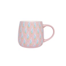 Siip the cottage Pink with blue flowers floral mug Siip the cottage Pink with blue flowers floral mug