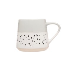 Siip dipped dotted mug light grey Siip dipped dotted mug light grey