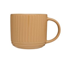 Siip embossed lines mug tan Siip embossed lines mug tan