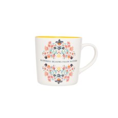 Siip folk floral happy blooms mug Siip folk floral happy blooms mug
