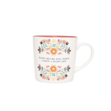 Siip folk floral plant dreams mug