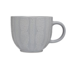 Siip embossed knit mug grey Siip embossed knit mug grey