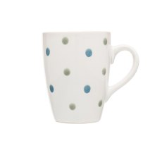 Siip reactive glaze spot mug blue & green