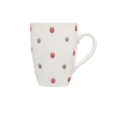 Siip reactive glaze spot mug green & red Siip reactive glaze spot mug green & red