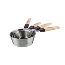 Bakehouse Stainless Steel 4 Piece measuring cup set