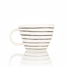Siip geometric stripes black Mug
